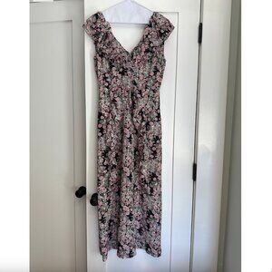 Senlis Floral Ruffle Dress